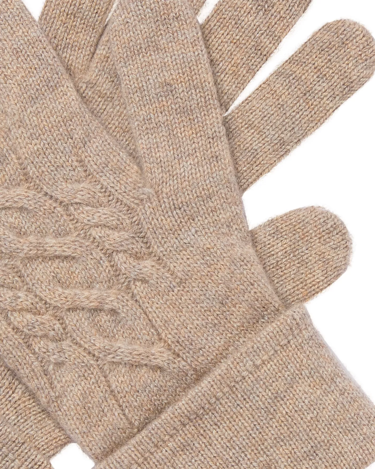 N.Peal Women's Cable Cashmere Gloves*Women Gloves | Organic Cashmere