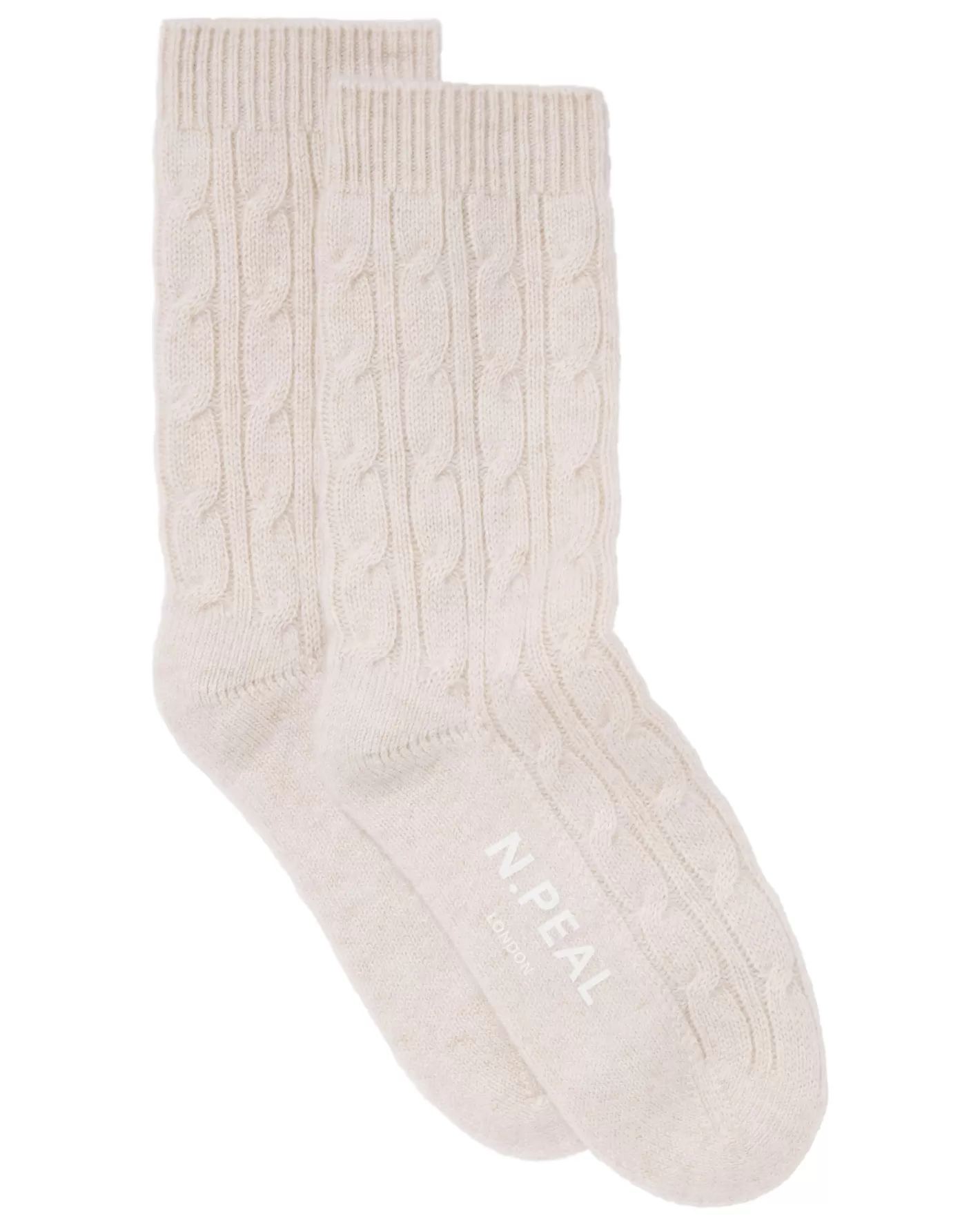 N.Peal Women's Cable Cashmere House Socks*Women Homeware | Slippers & Socks