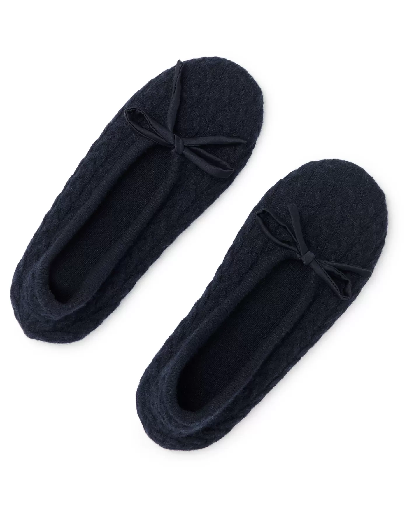 N.Peal Women's Cable Cashmere Slippers*Women Homeware | Slippers & Socks