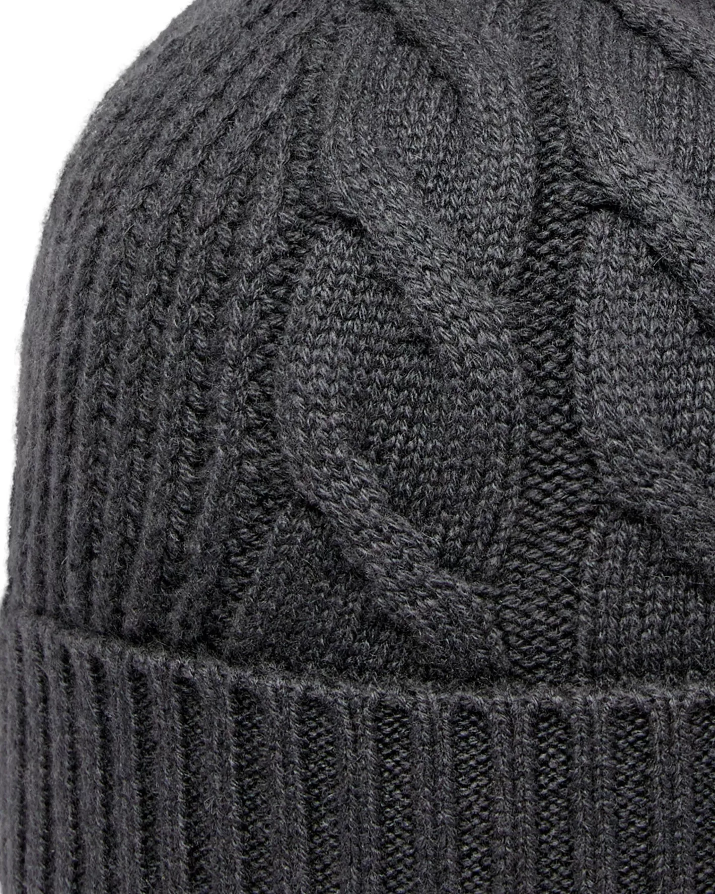 N.Peal Women's Cable Rib Cashmere Hat*Women Hats | Organic Cashmere