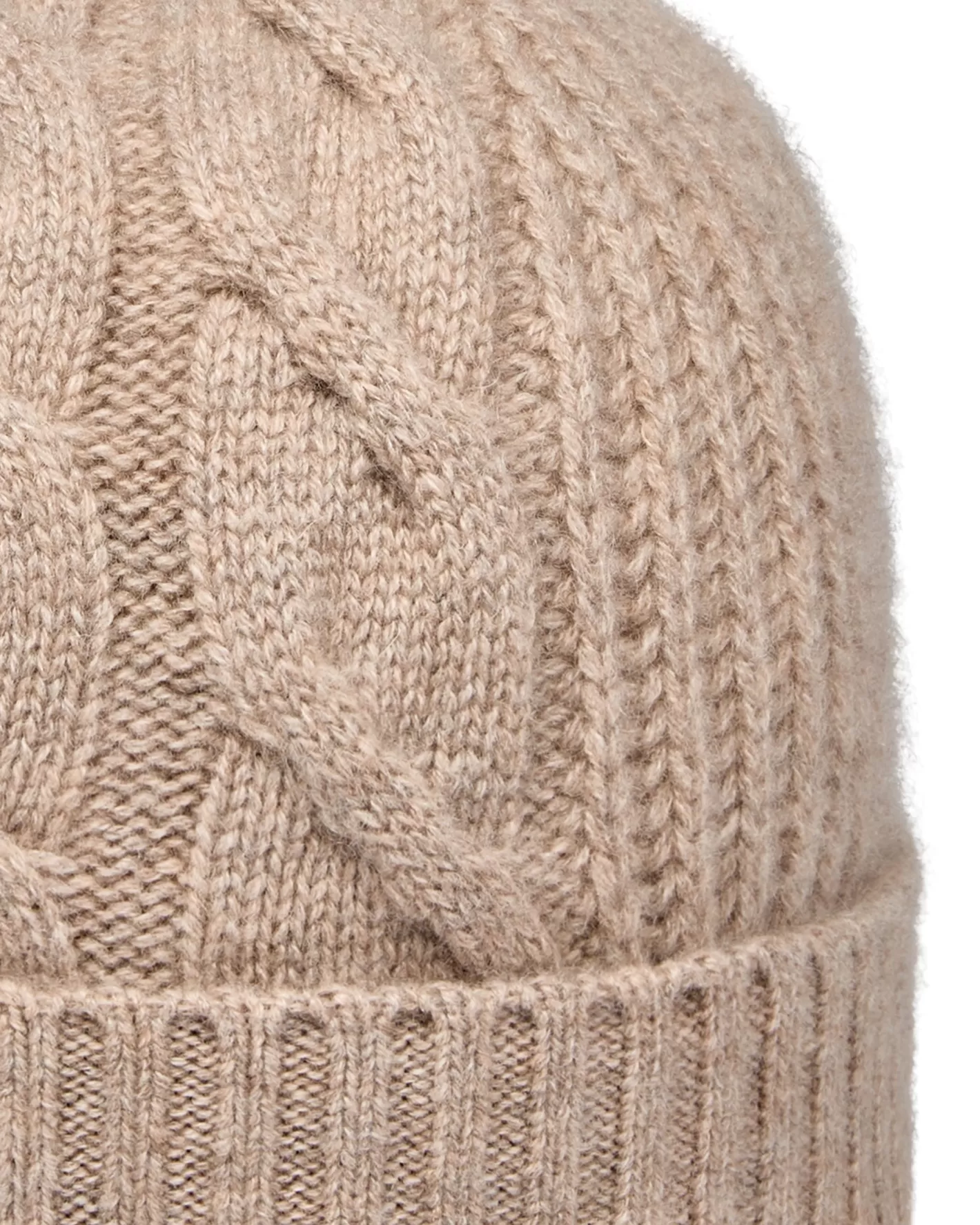 N.Peal Women's Cable Rib Cashmere Hat*Women Hats | Organic Cashmere