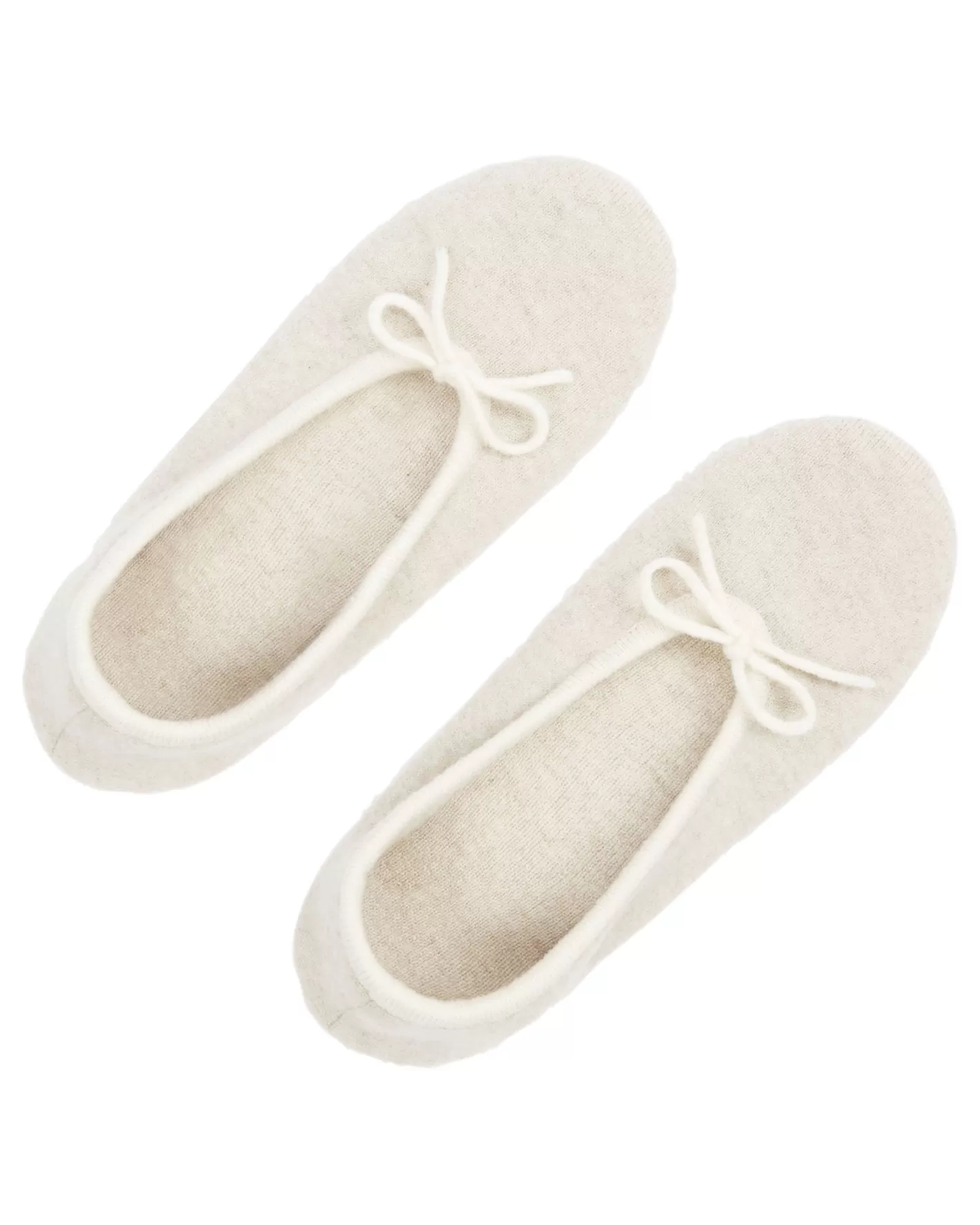 N.Peal Women's Contrast Trim Cashmere Slippers*Women Homeware | Slippers & Socks