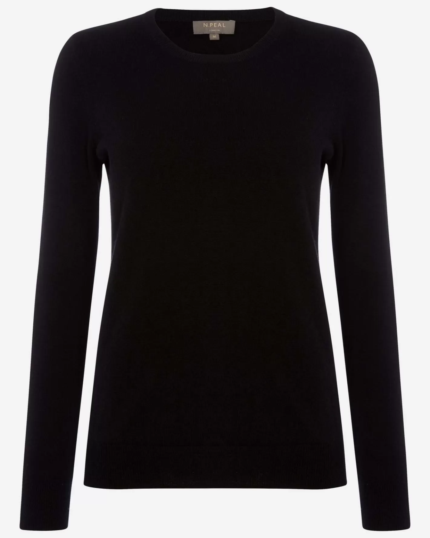 N.Peal Women's Evie Classic Round Neck Cashmere Sweater*Women Classic Cashmere | Organic Cashmere