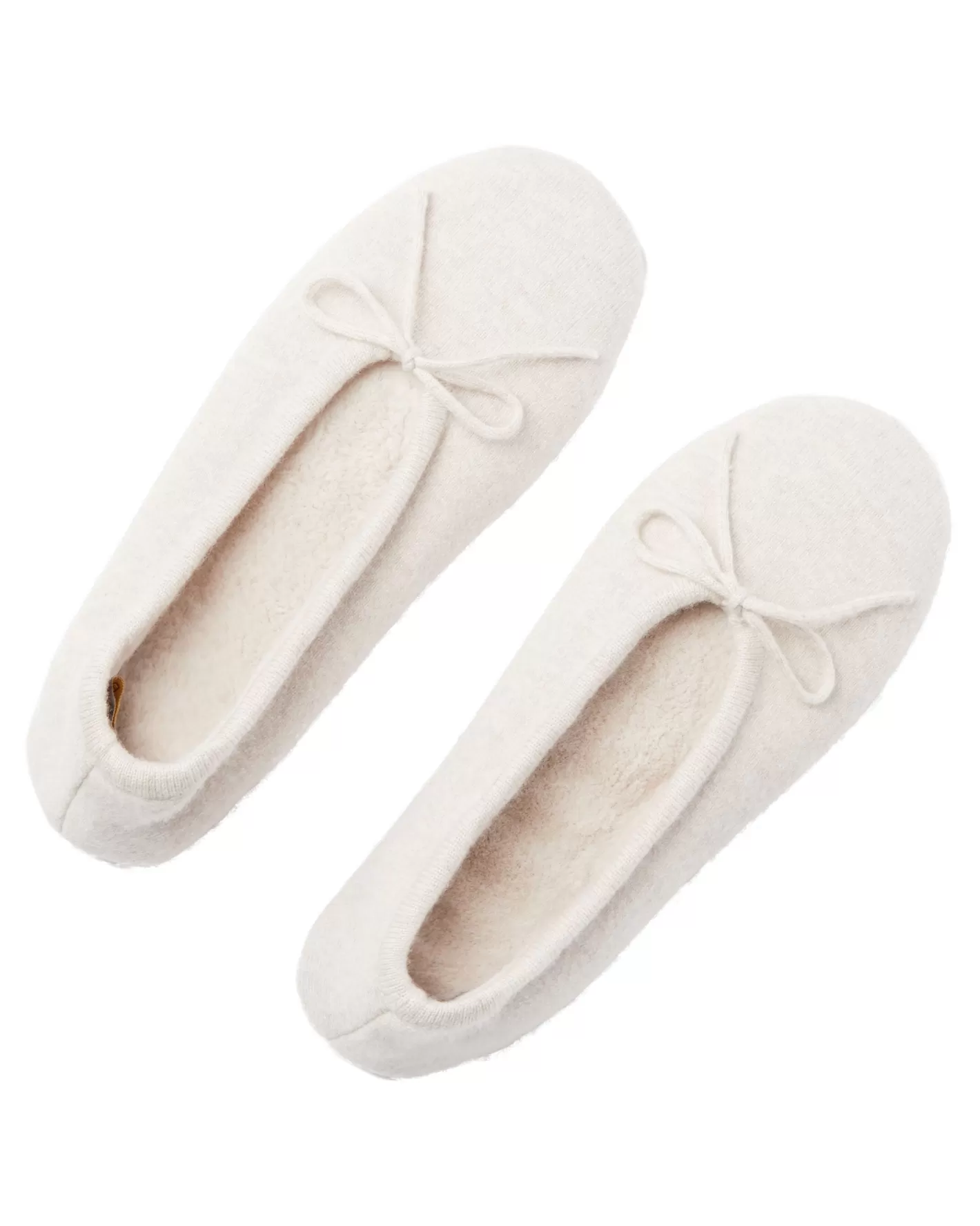 N.Peal Women's Fur Lined Cashmere Slippers*Women Homeware | Fur Trim Accessories