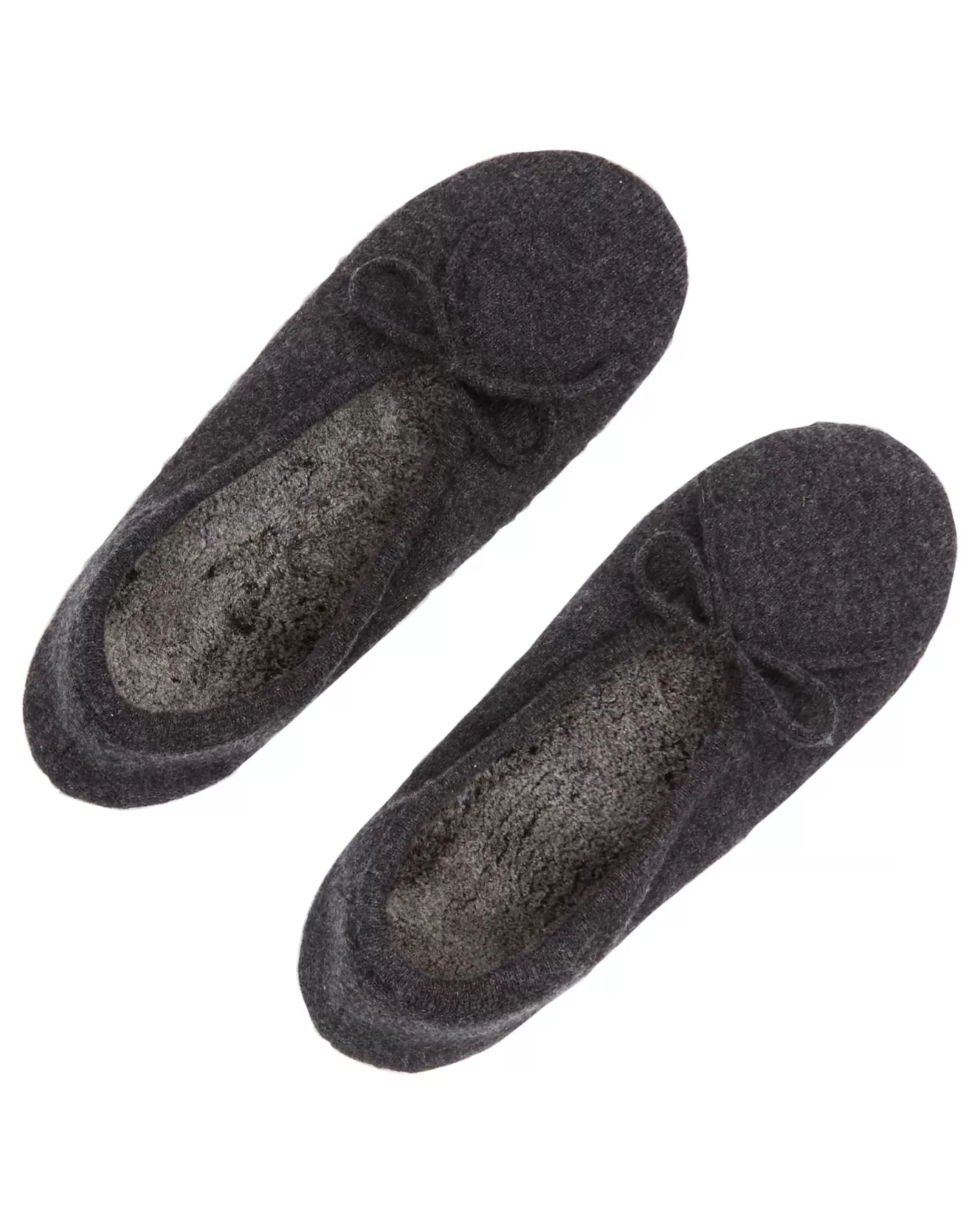 N.Peal Women's Fur Lined Cashmere Slippers*Women Homeware | Fur Trim Accessories