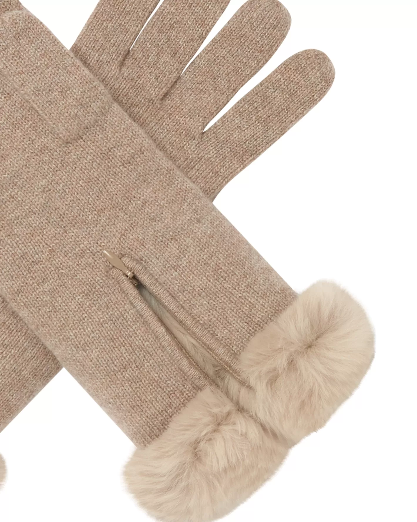 N.Peal Women's Fur Trim Cashmere Gloves*Women Fur Trim Accessories | Gloves