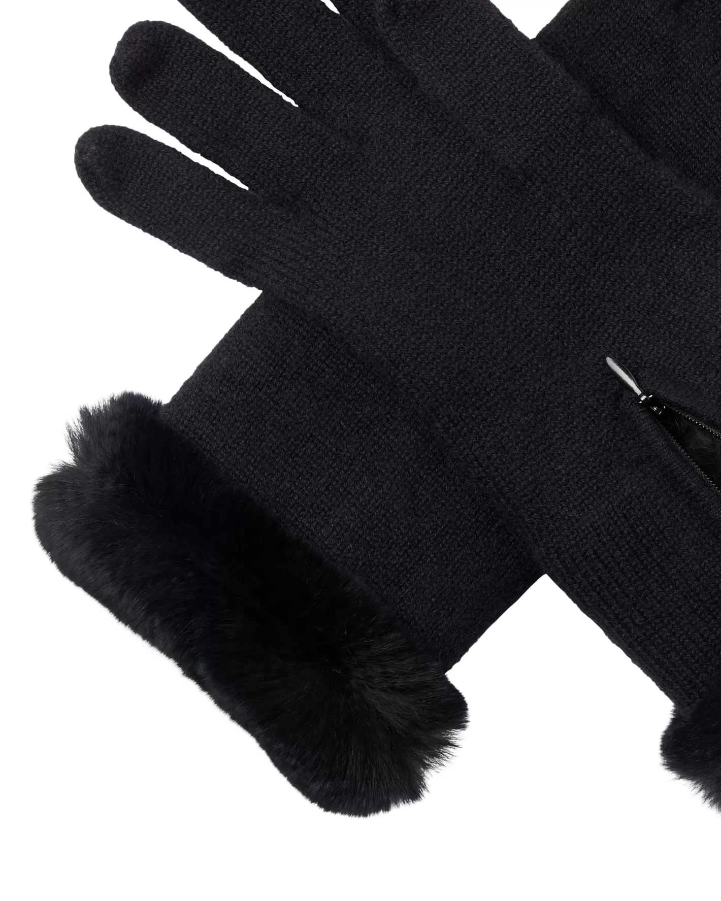 N.Peal Women's Fur Trim Cashmere Gloves*Women Fur Trim Accessories | Gloves