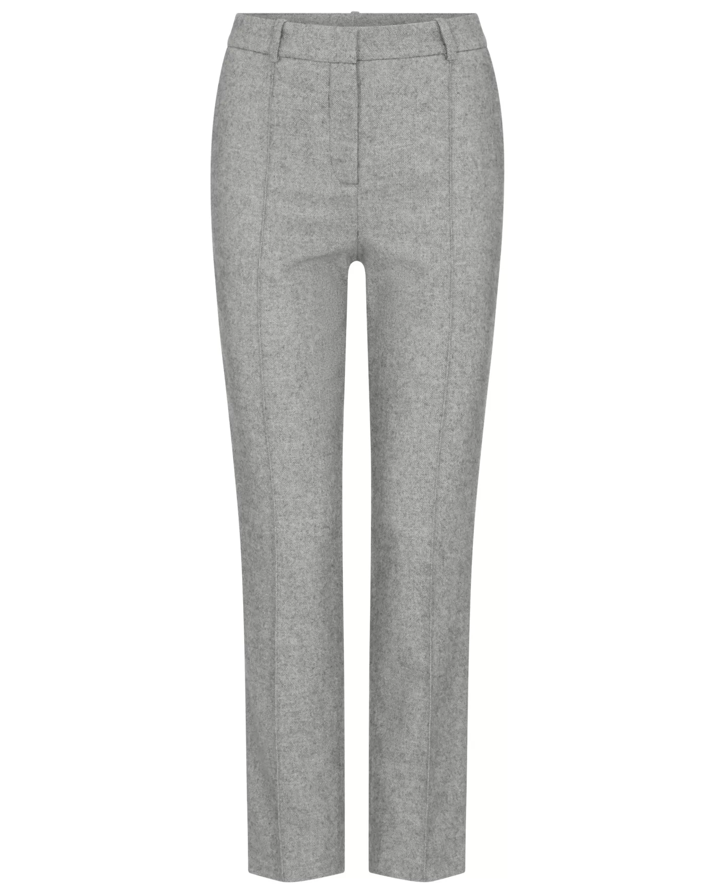 N.Peal Women's Harper Herringbone Pant PRE-ORDER*Women Light Grey | Dark Grey