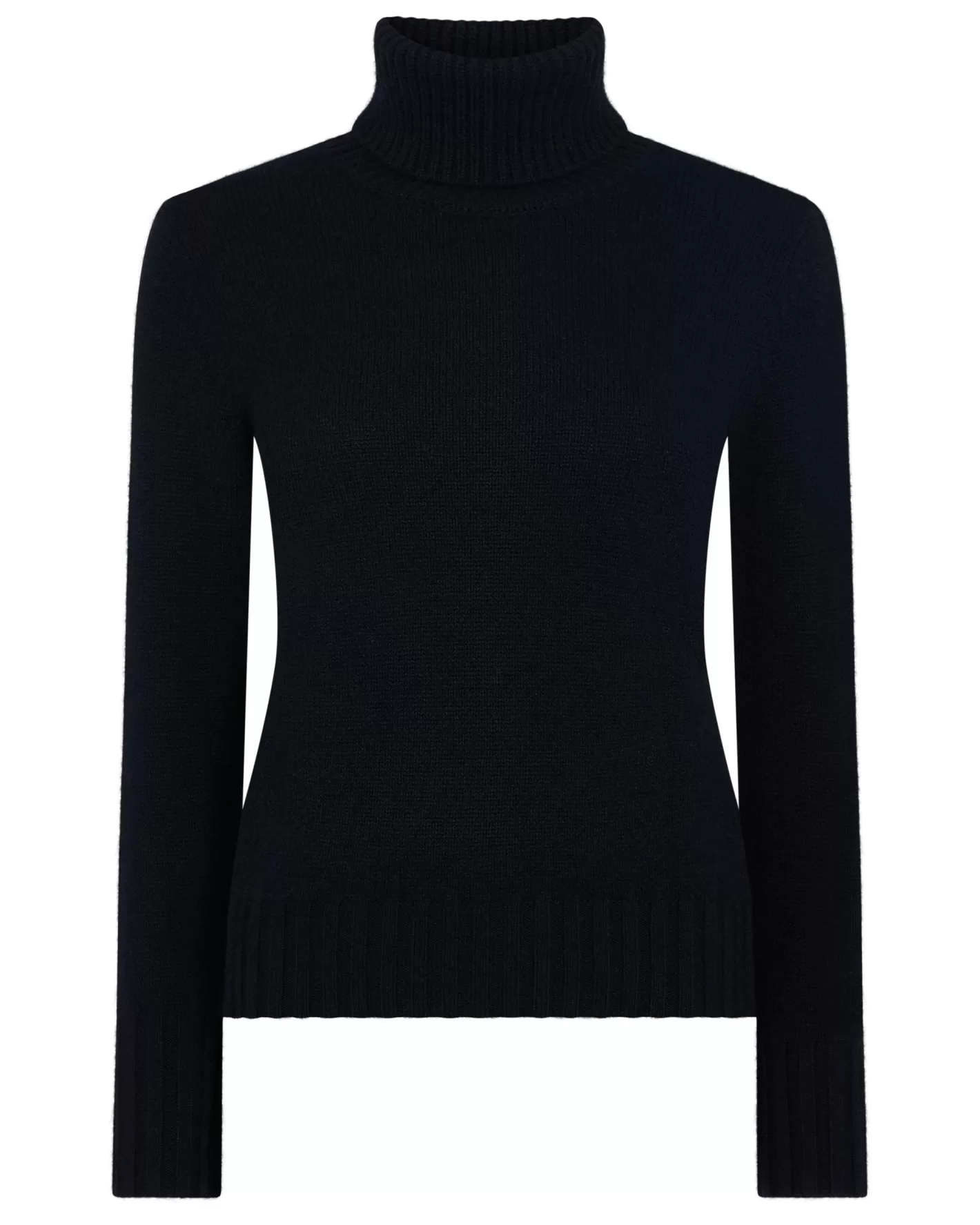 N.Peal Women's Hazel Chunky Turtle Neck Cashmere Sweater*Women Organic Cashmere | Navy