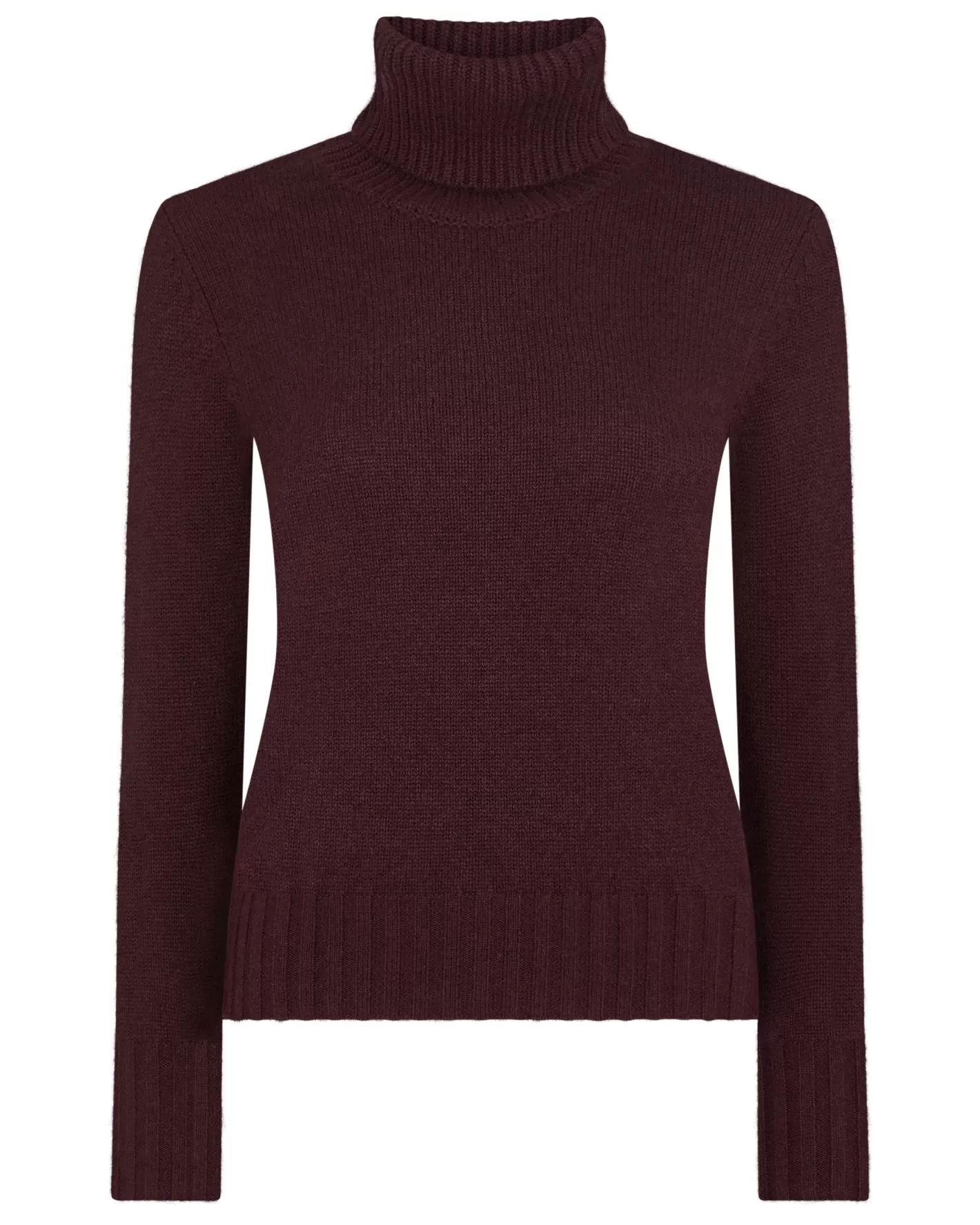 N.Peal Women's Hazel Chunky Turtle Neck Cashmere Sweater*Women Red | Organic Cashmere