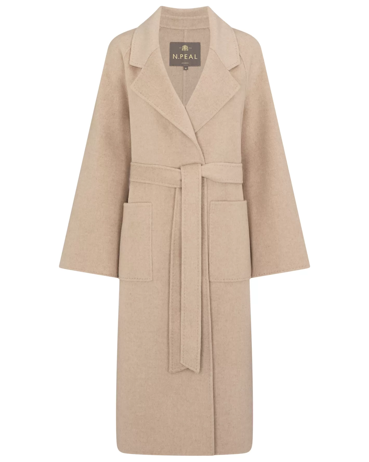 N.Peal Women's Longline Woven Coat*Women White | Natural