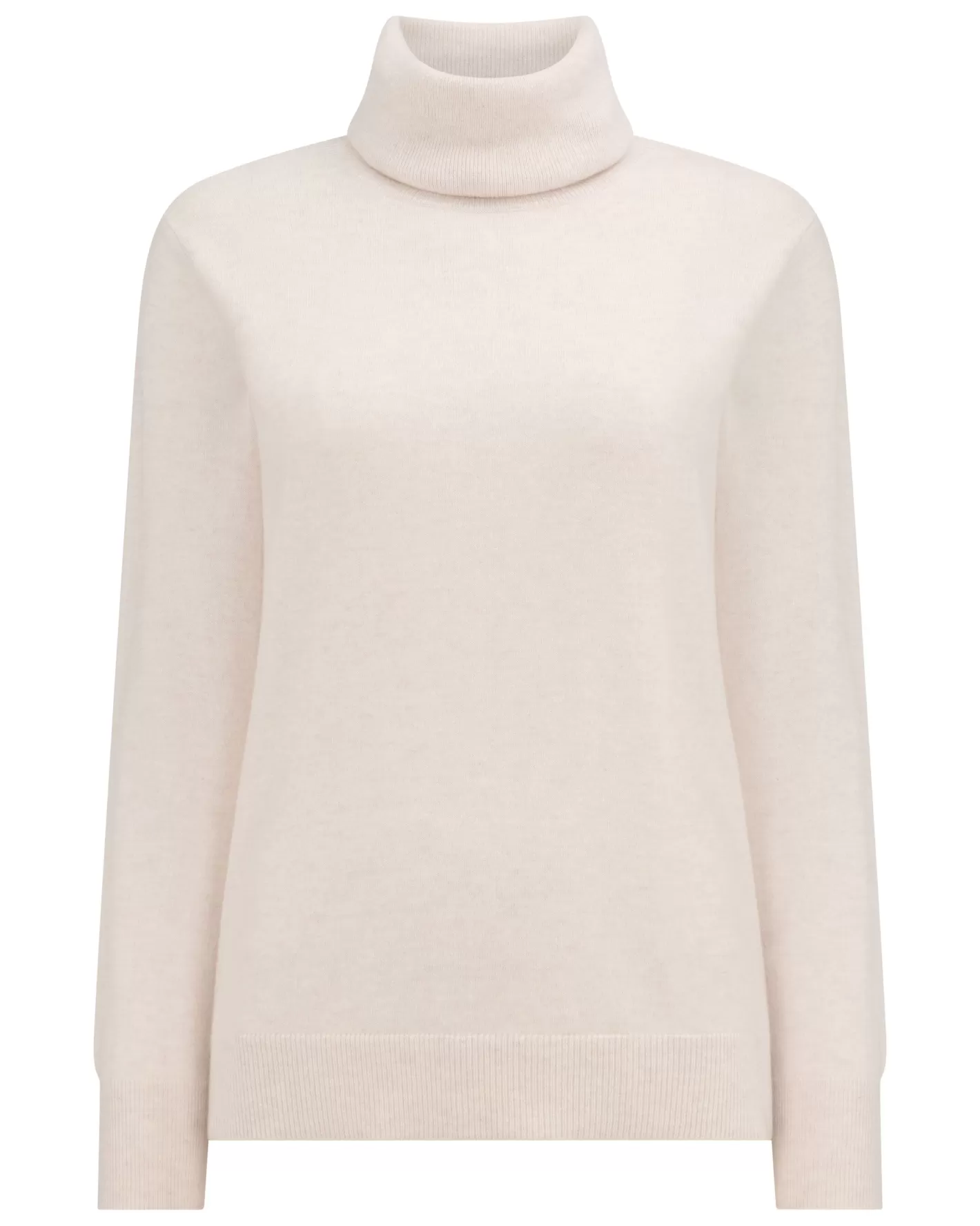 N.Peal Women's Loose Turtle Neck Cashmere Sweater*Women White | Natural