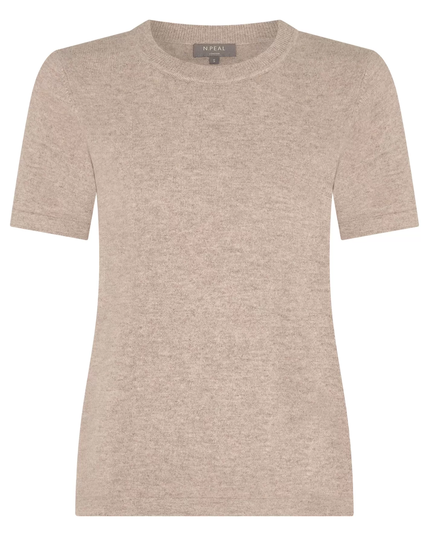 N.Peal Women's Lottie Cashmere T-Shirt*Women Natural | Brown