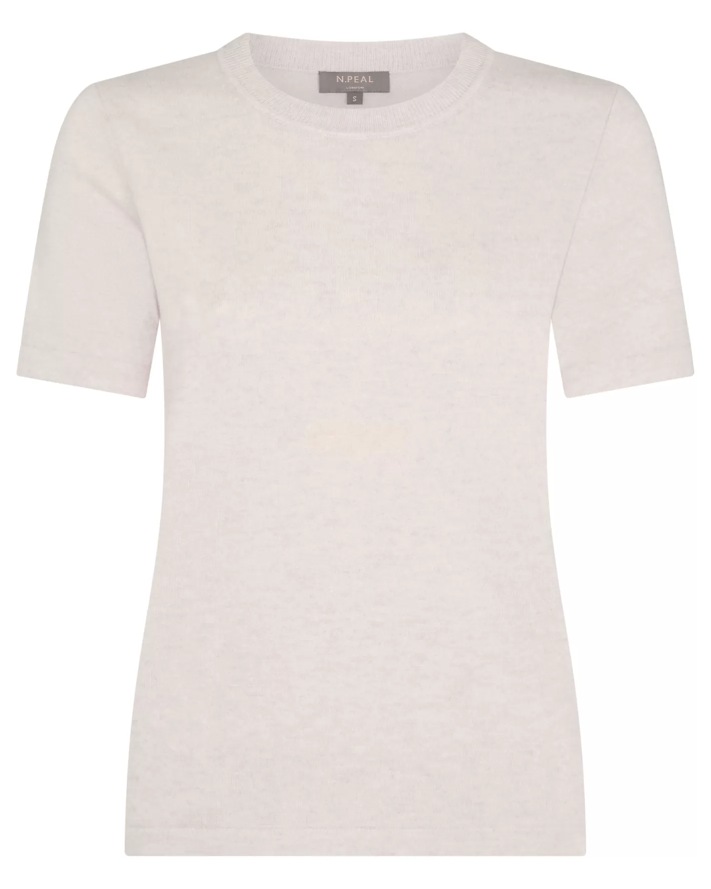 N.Peal Women's Lottie Cashmere T-Shirt*Women White | Natural