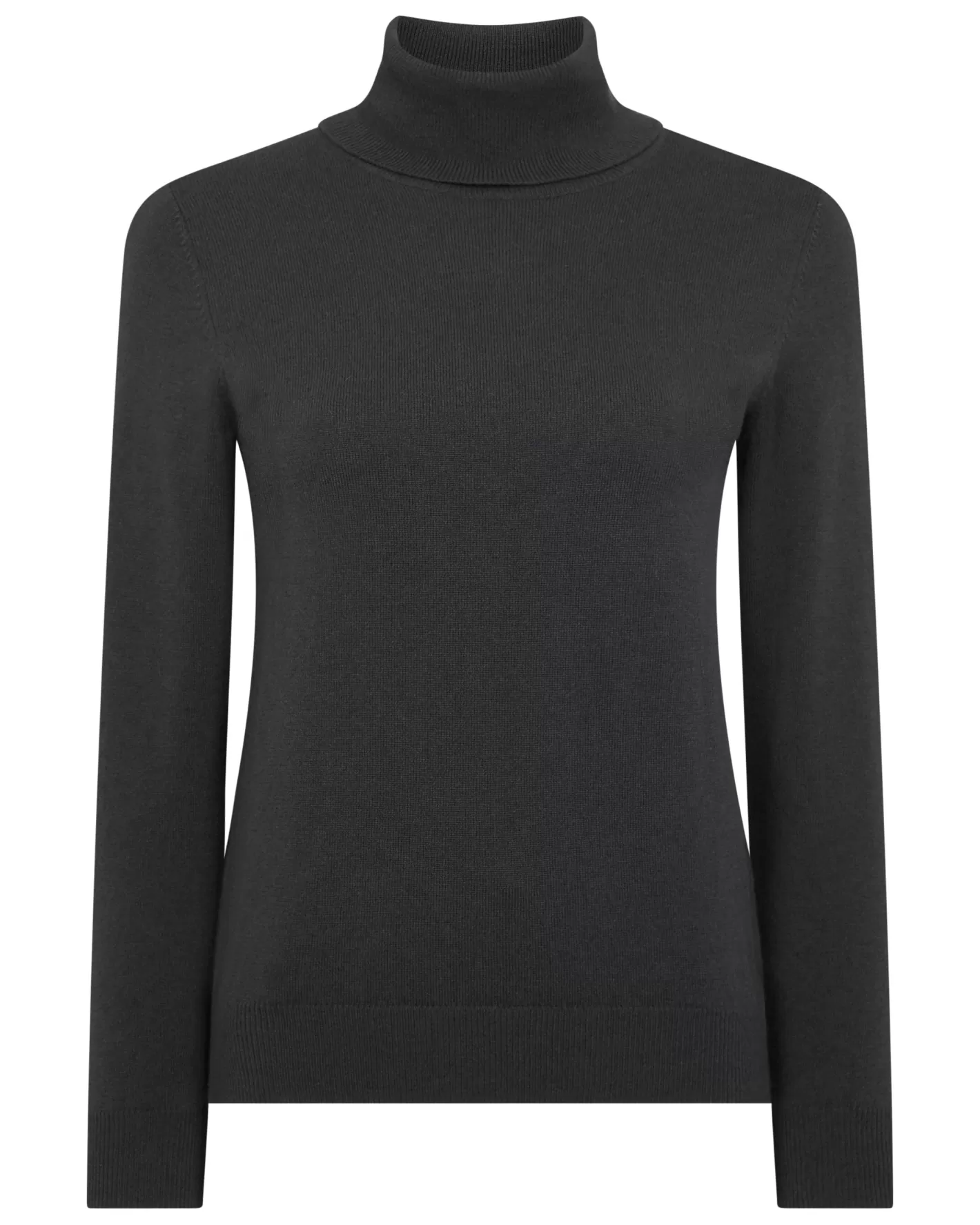 N.Peal Women's Luna Turtle Neck Cashmere Sweater*Women Dark Grey | Classic Cashmere