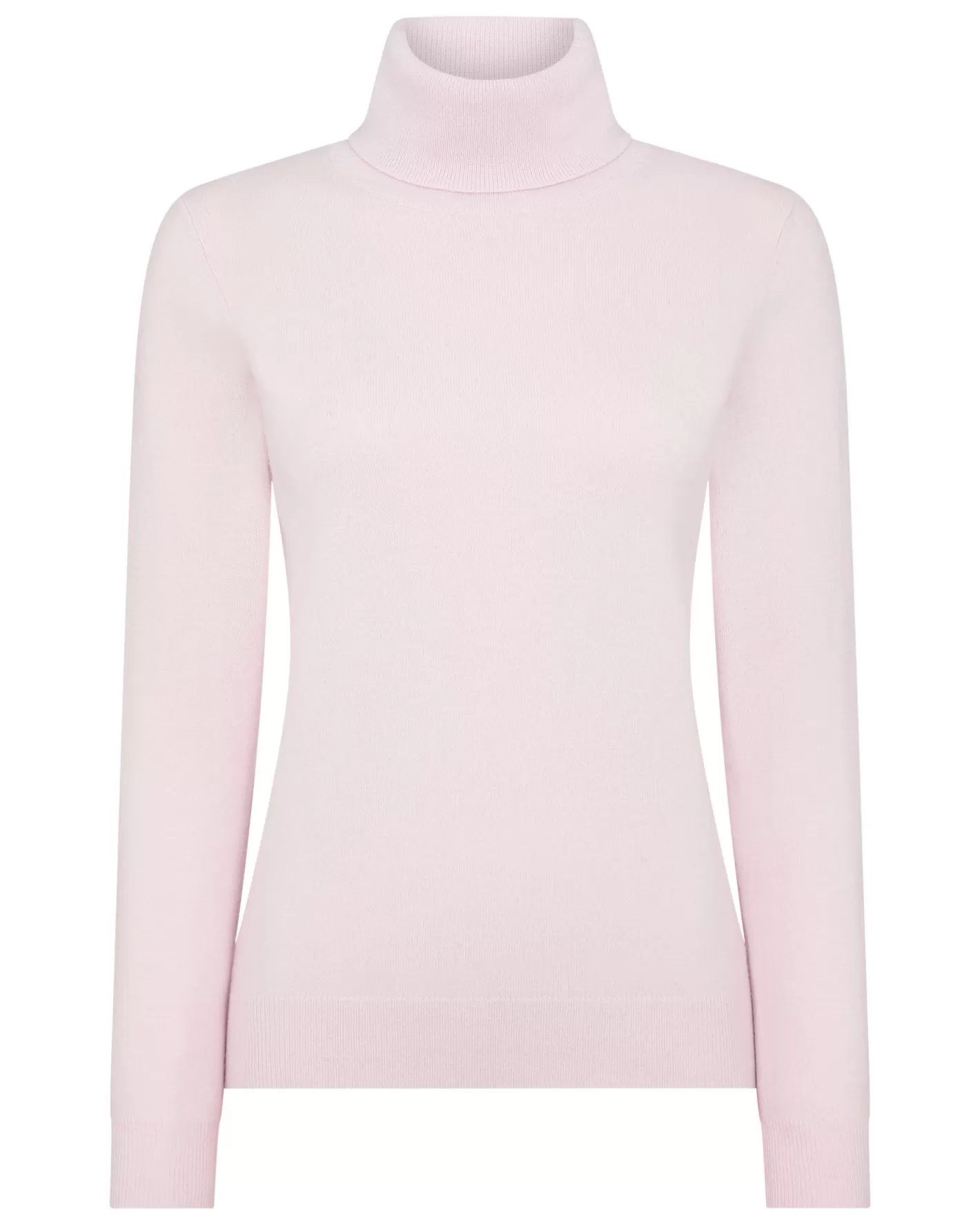 N.Peal Women's Luna Turtle Neck Cashmere Sweater*Women Pink | Classic Cashmere