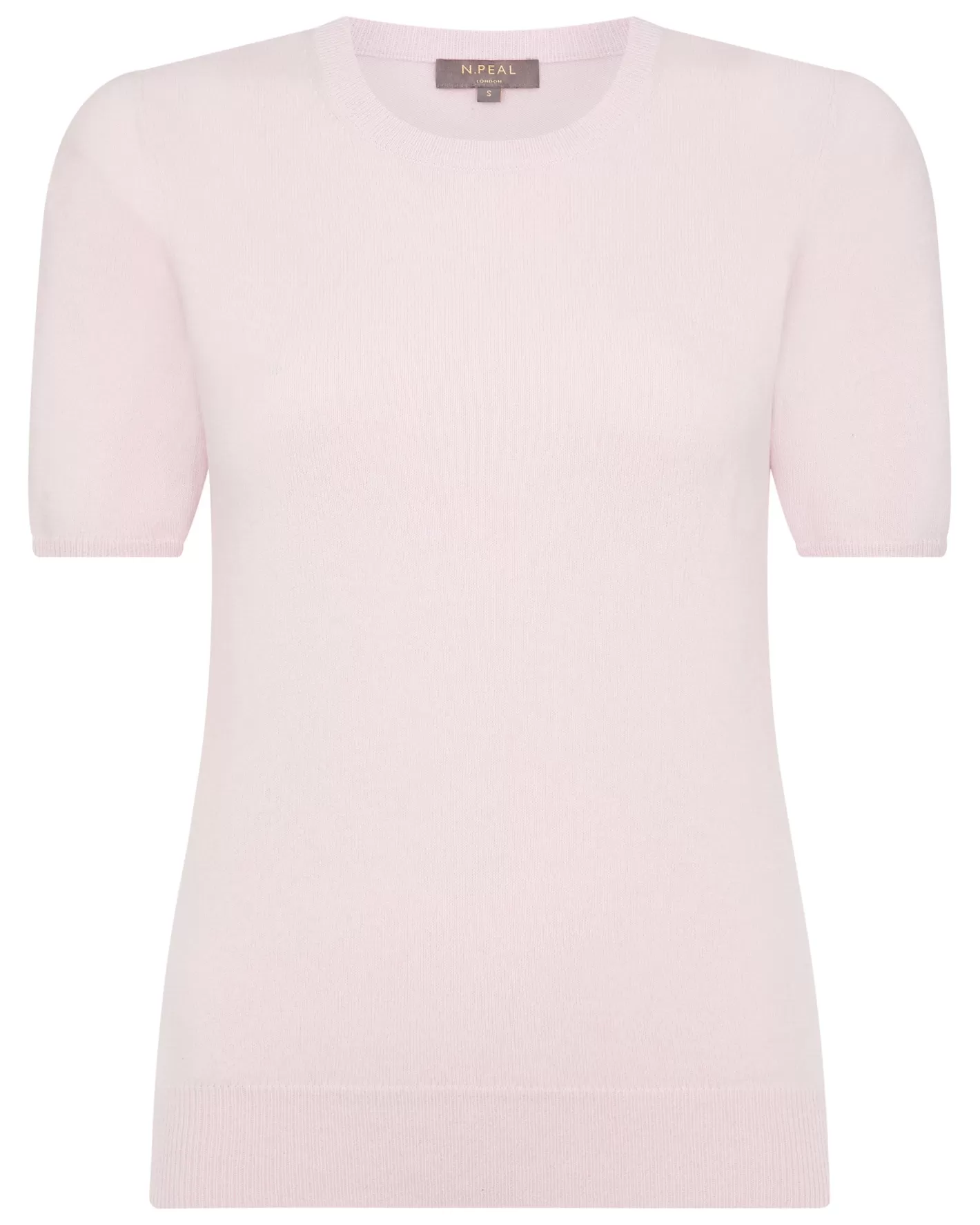 N.Peal Women's Milly Classic Cashmere T-Shirt*Women Pink | Classic Cashmere