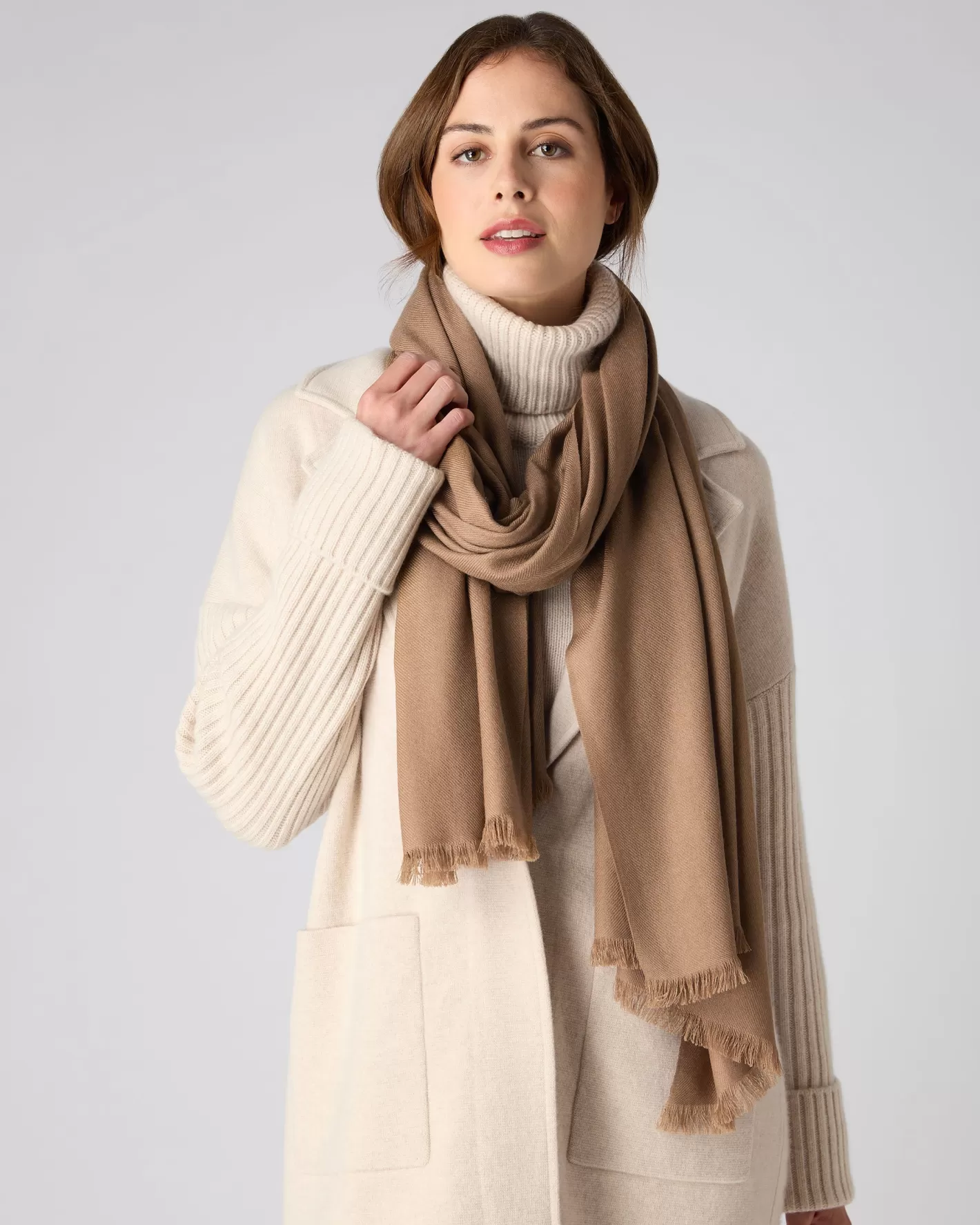 N.Peal Women's Pashmina Cashmere Shawl*Women Pashminas, Wraps & Shawls | Superfine Cashmere