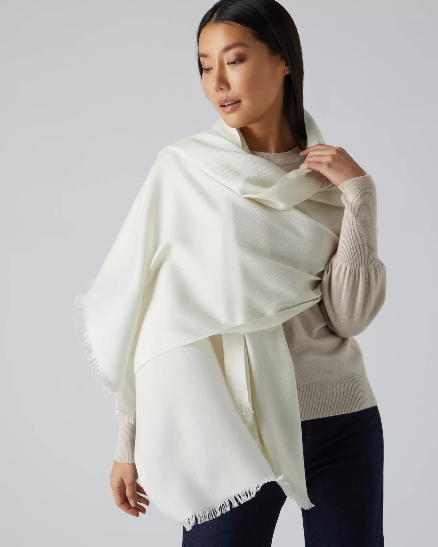 N.Peal Women's Pashmina Cashmere Shawl*Women Pashminas, Wraps & Shawls