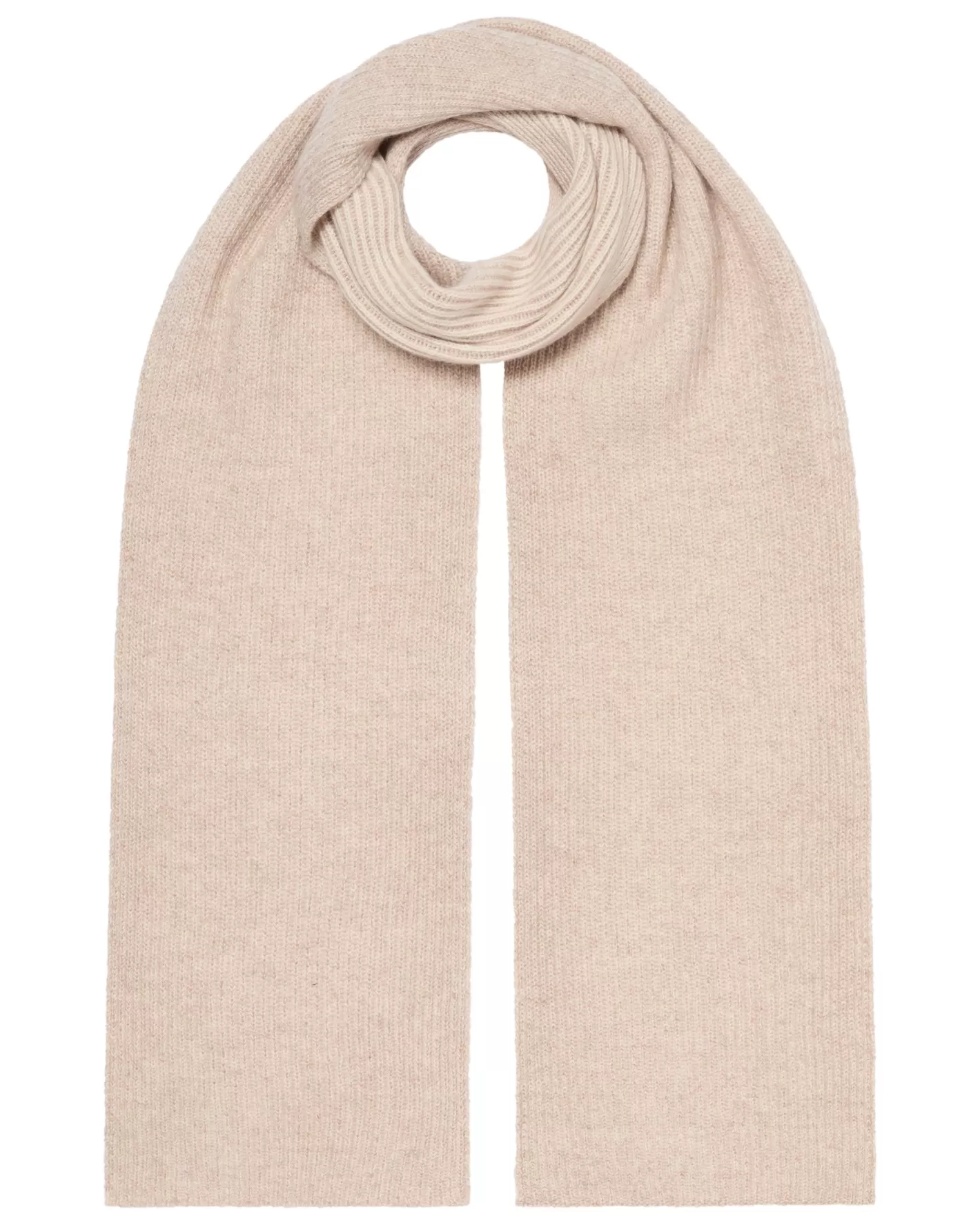 N.Peal Women's Plated Rib Cashmere Scarf*Women Cashmere Scarves | Organic Cashmere