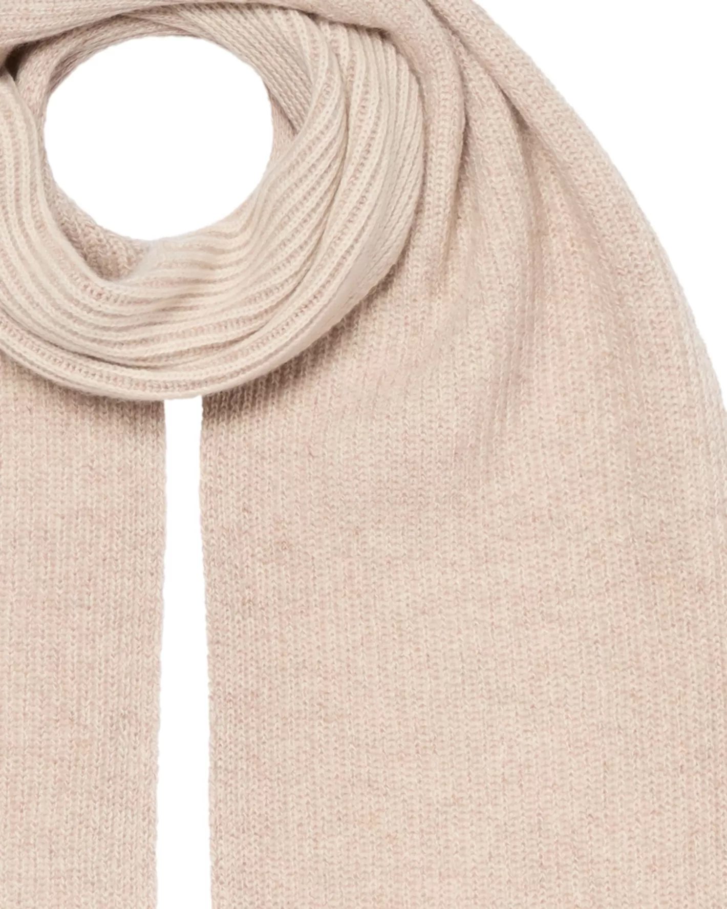 N.Peal Women's Plated Rib Cashmere Scarf*Women Cashmere Scarves | Organic Cashmere