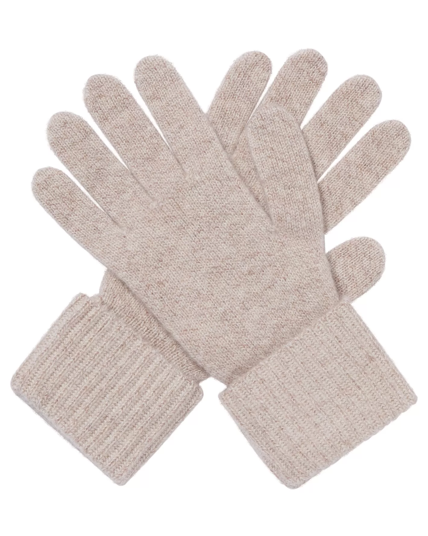 N.Peal Women's Plated Ribbed Cashmere Gloves*Women Gloves | Organic Cashmere