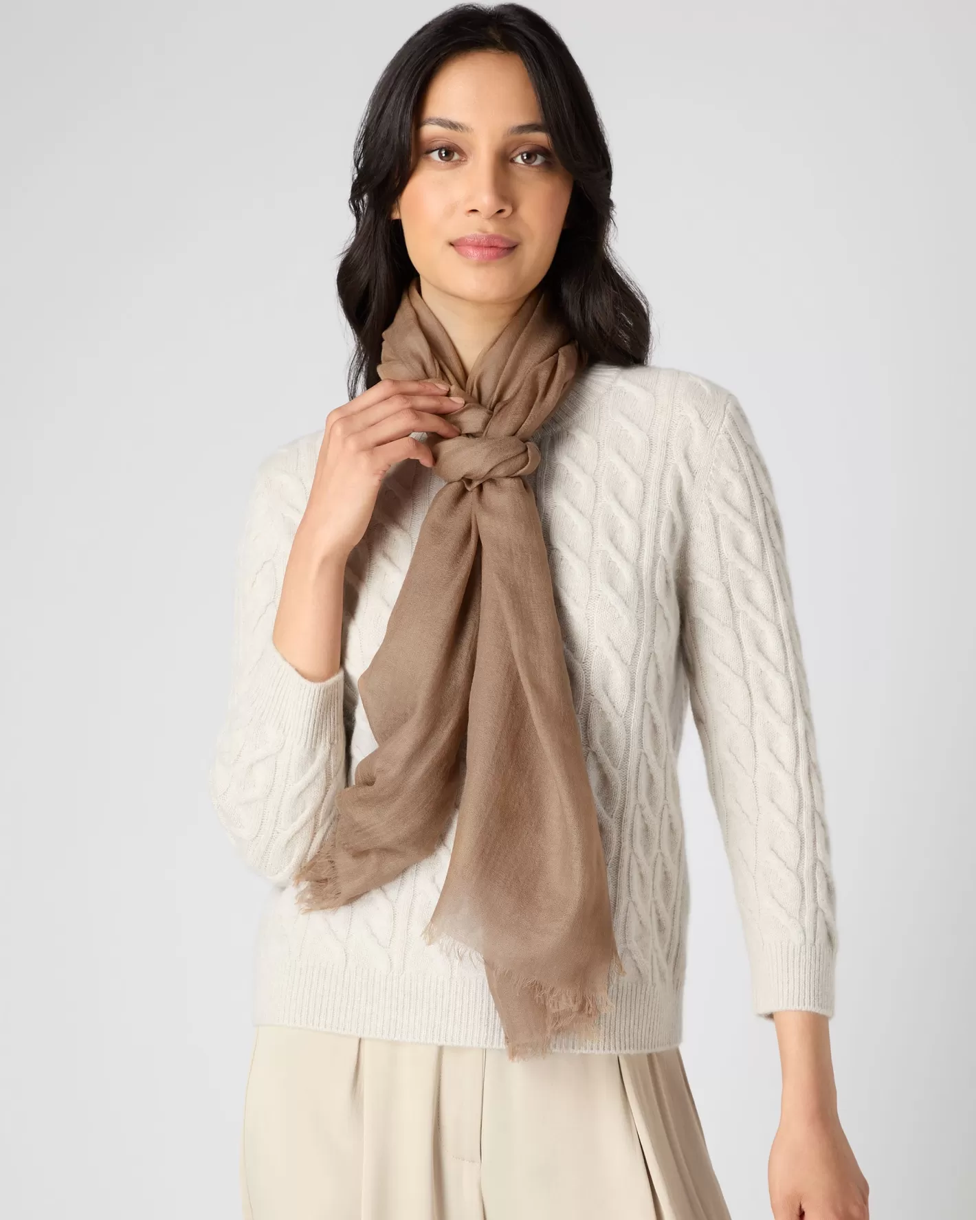 N.Peal Women's Ultrafine Pashmina Cashmere Shawl*Women Pashminas, Wraps & Shawls | Superfine Cashmere